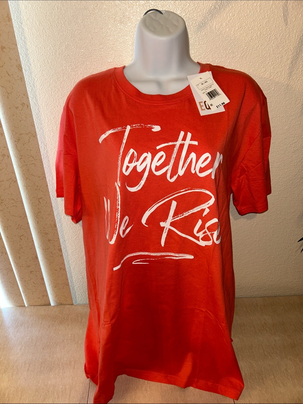 Together We Rise Red Graphic Tee